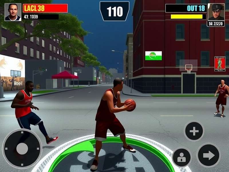 Dunk Slum Elite character customization screen